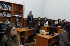 Посещение на студенти от СУ "Св. Климент Охридски" в Национална библиотека "Св. св. Кирил и Методий"