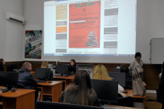 Посещение на студенти от СУ "Св. Климент Охридски" в Национална библиотека "Св. св. Кирил и Методий"