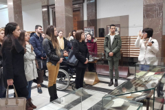 Посещение на студенти от СУ "Св. Климент Охридски" в Национална библиотека "Св. св. Кирил и Методий"