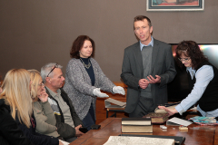 Посещение на гости от Национална и университетска библиотека „Св. Климент Охридски” – Скопие и Македонската академия на науките и изкуствата в Национална библиотека „Св. св. Кирил и Методий”