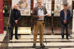 Първа изложба на Тодор Ангелиев – Тоци в Националната библиотека