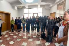 Посещение на директора на националната библиотека "Св. св. Кирил и Методий" в Националната библиотека на Албания