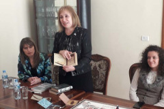 Посещение на директора на националната библиотека "Св. св. Кирил и Методий" в Националната библиотека на Албания