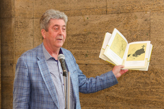 Премиерата на книгата „Македония в карикатури“, събрала шедьоври на Александър Божинов, повиши емоционалния градус в Националната библиотека
