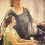 Картината „Христина Морфова и Людмила Прокопова“ от Елисавета Консулова-Вазова